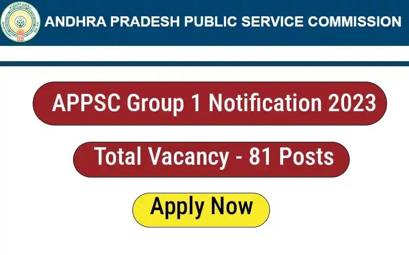 APPSC Group 1 Notification 2023