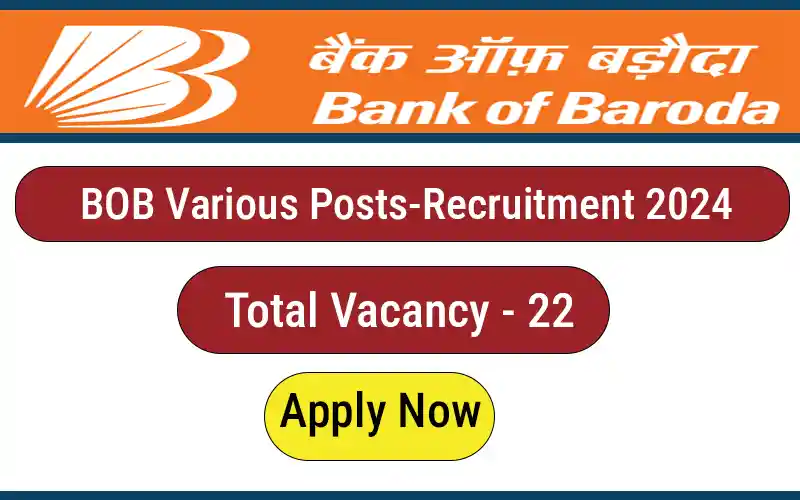 Bank of Baroda Recruitment 2024-Fire Officer, Manager, Senior Manager, Chief Manager